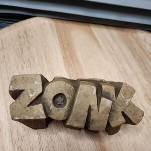 Zonk Figurine – American Greetings Corp Star Block Decor – Paperweight Display